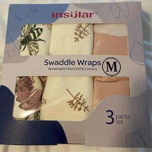 3 pack Insular Cotton Swaddles
